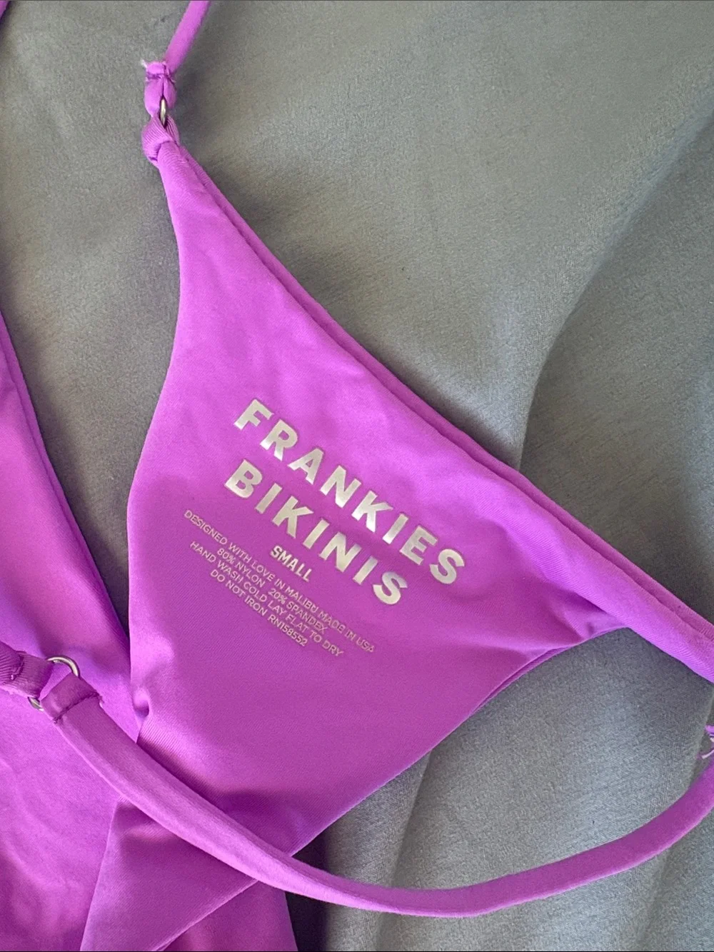 Frankie's Bikinis Passionfruit Purple Underwire Bikini Set